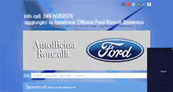 Desktop Screenshot of officinafordronzulli.com