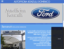 Tablet Screenshot of officinafordronzulli.com